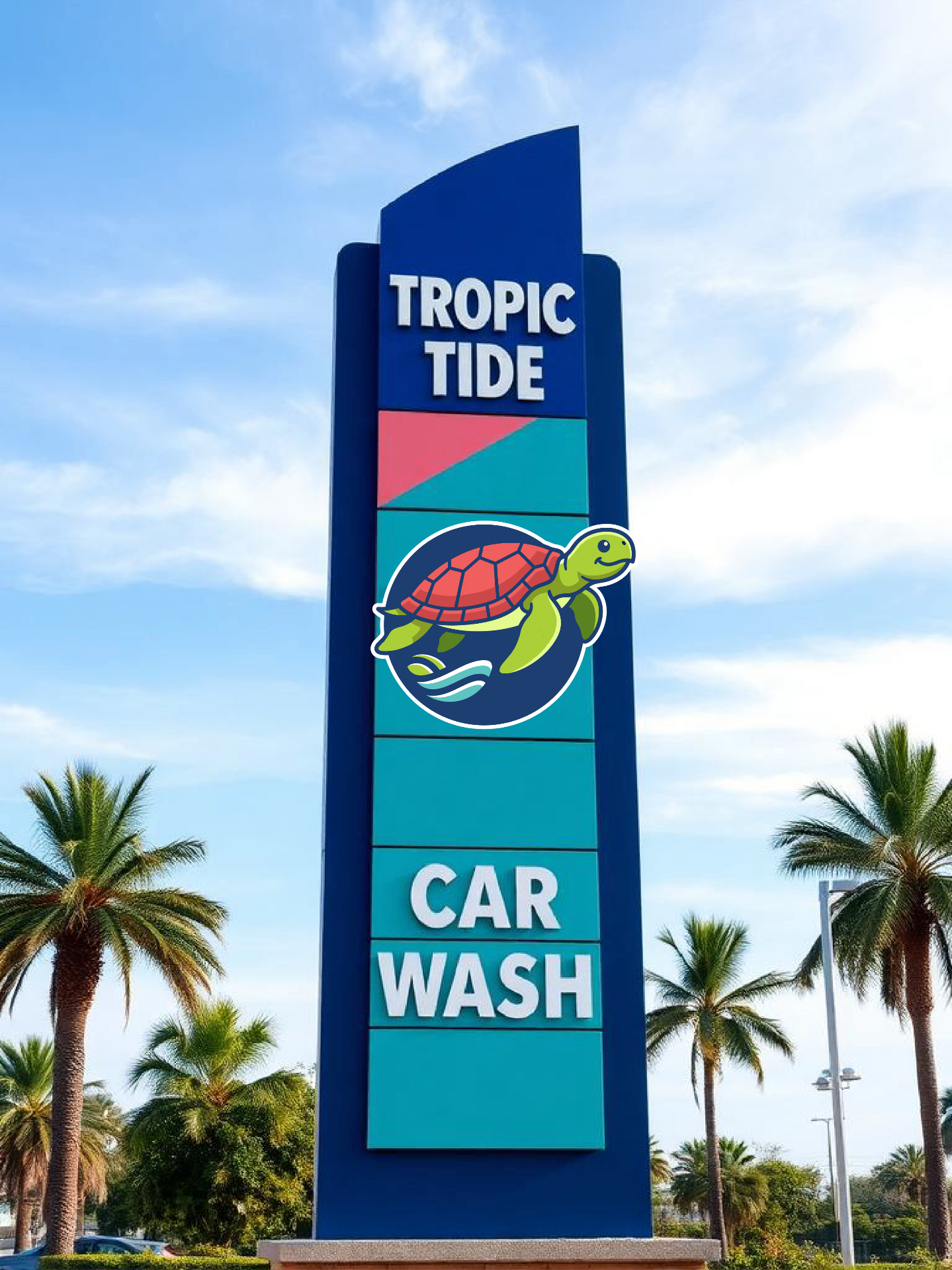Pylon sign